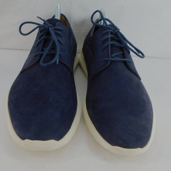 Johnston & Murphy Henning Plain Toe Men's Navy Nubuck Size 10 New Shoes - Picture 2 of 10